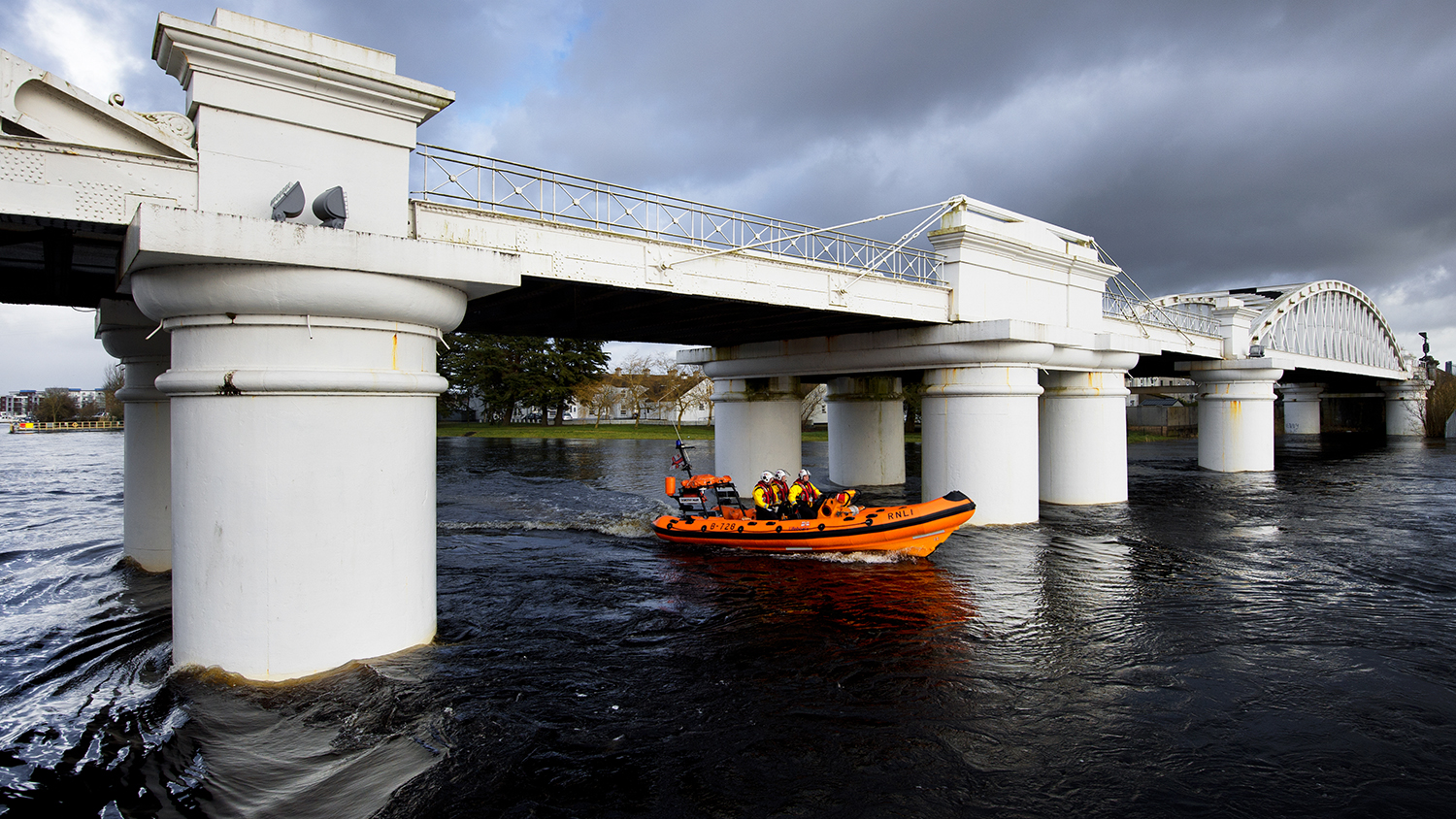 RNLI Lough Ree lifeboat on exercise