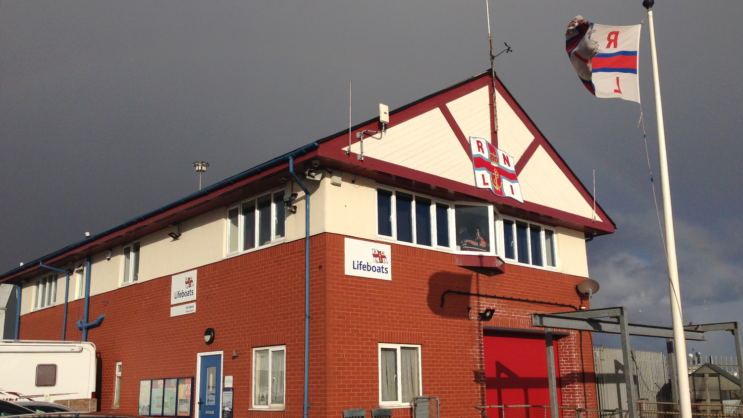 Exterior view of RNLI Hartlepool Lifeboat Station