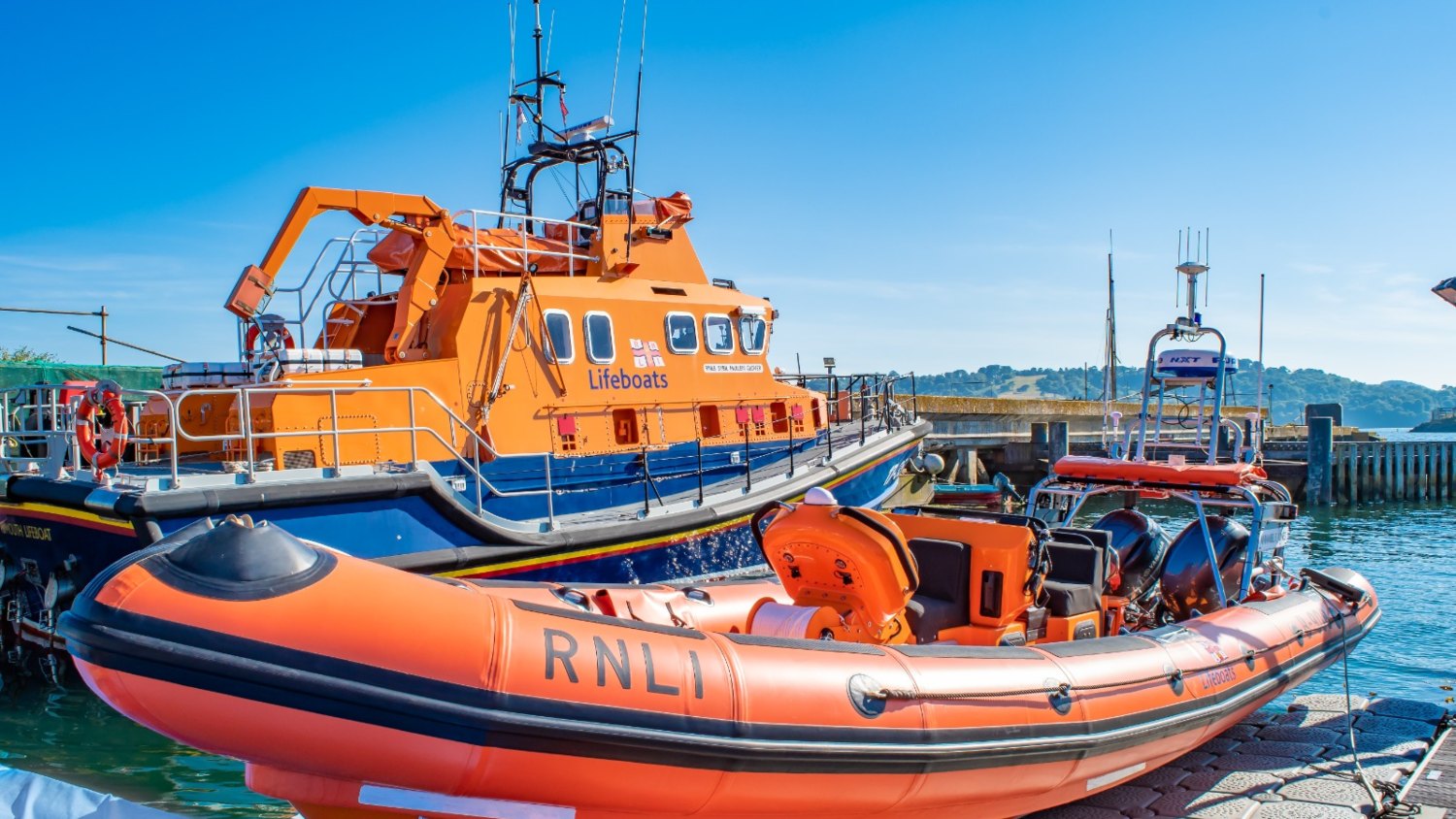 Plymouth's lifeboats on the water