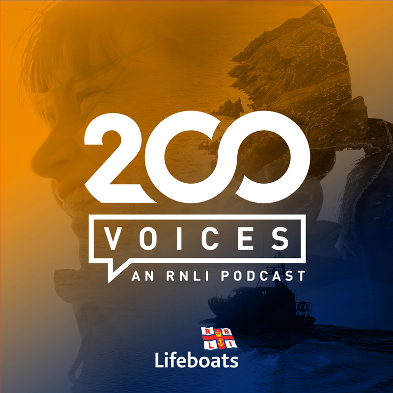 200 voices RNLI podcast artwork
