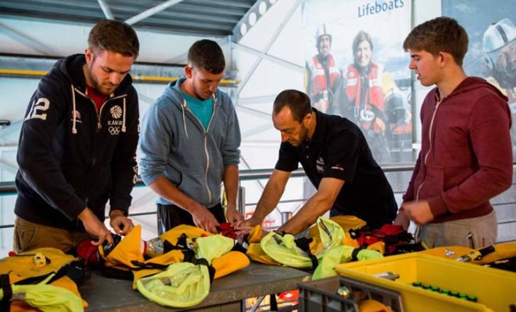 Day 1 of the RNLI Trainee Crew Course includes how to unpack, check and repack your lifejacket.