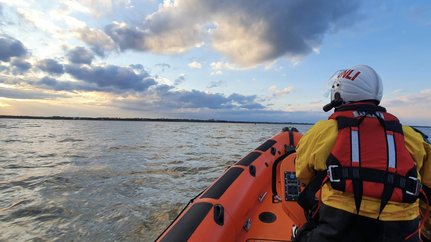 The crew at Harwich RNLI power to the rescue