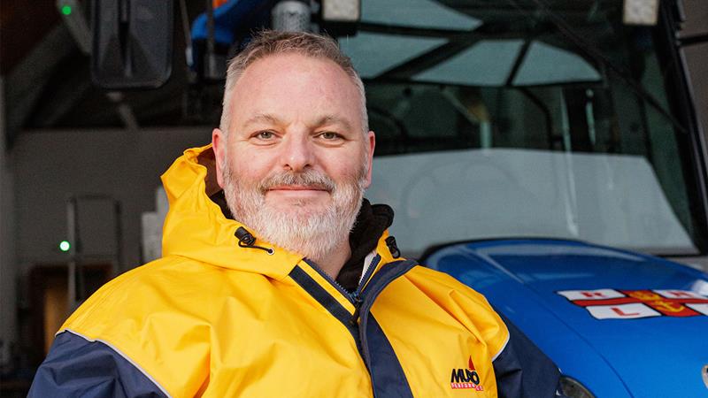 Andrew Woodhouse, RNLI Volunteer Tractor Driver
